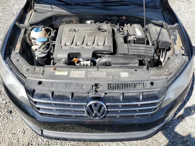 1VWBN7A35CC096994 - 2012 VOLKSWAGEN PASSAT SE Siyah fotoğraf 11