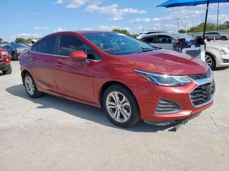 1G1BE5SM1K7141914 - 2019 CHEVROLET CRUZE LT BURGUNDY photo 4