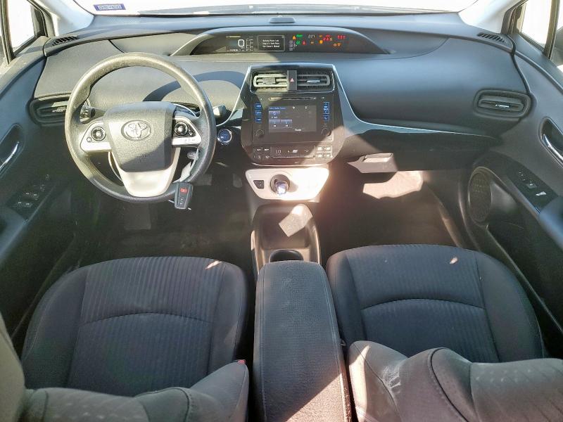 JTDKBRFU1H3547029 - 2017 TOYOTA PRIUS BLACK photo 8