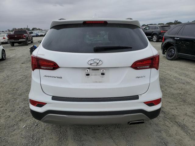 5NMZU3LB7HH050822 - 2017 HYUNDAI SANTA FE SPORT WHITE photo 6