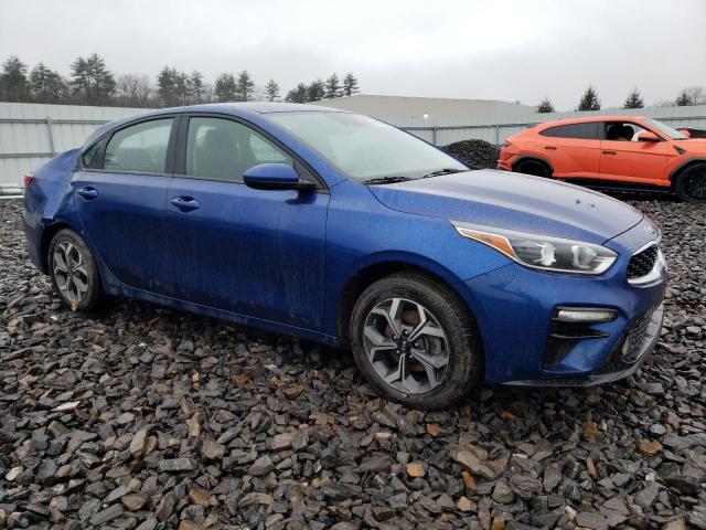 3KPF24ADXLE162355 - 2020 KIA FORTE FE BLUE photo 4