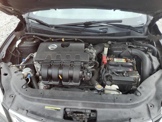 3N1AB7AP7FL659341 - 2015 NISSAN SENTRA S BLACK photo 11