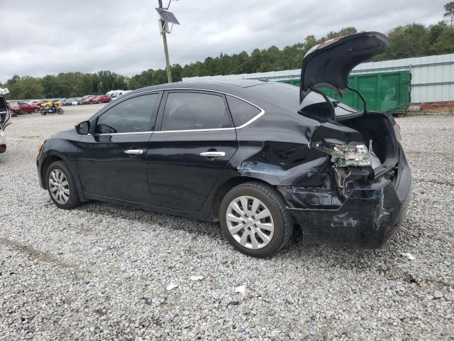 3N1AB7AP7FL659341 - 2015 NISSAN SENTRA S BLACK photo 2