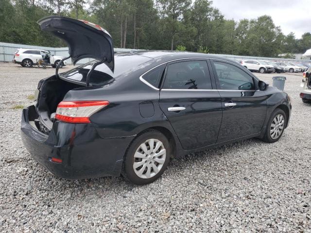 3N1AB7AP7FL659341 - 2015 NISSAN SENTRA S BLACK photo 3