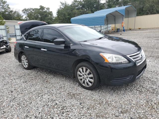 3N1AB7AP7FL659341 - 2015 NISSAN SENTRA S BLACK photo 4