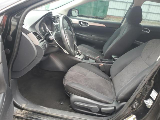 3N1AB7AP7FL659341 - 2015 NISSAN SENTRA S BLACK photo 7