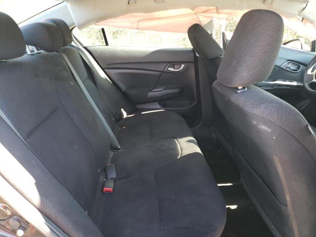 19XFB2F57DE031827 - 2013 HONDA CIVIC LX BLACK photo 10