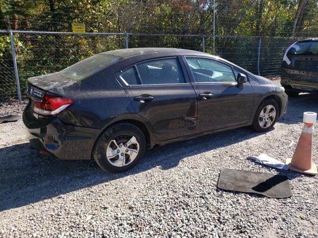 19XFB2F57DE031827 - 2013 HONDA CIVIC LX BLACK photo 3