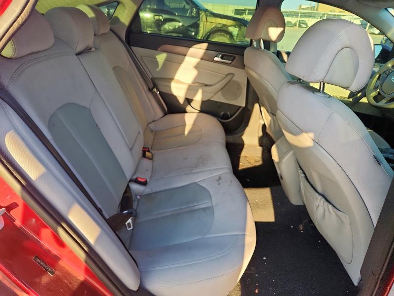 5NPE34AF8FH247849 - 2015 HYUNDAI SONATA SPORT MAROON photo 10