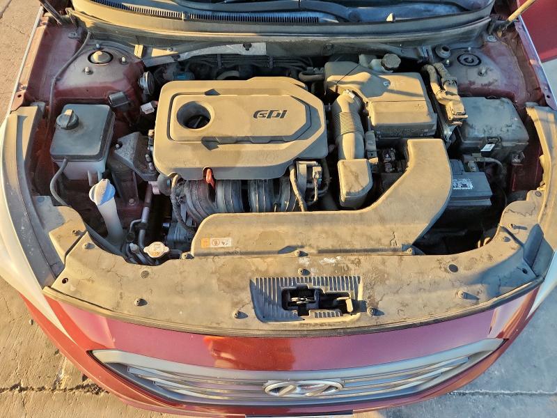 5NPE34AF8FH247849 - 2015 HYUNDAI SONATA SPORT MAROON photo 11