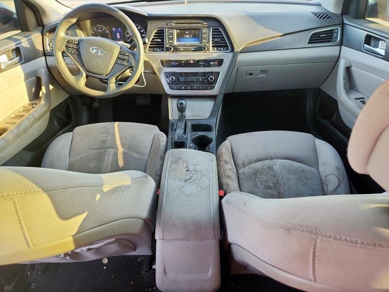 5NPE34AF8FH247849 - 2015 HYUNDAI SONATA SPORT MAROON photo 8