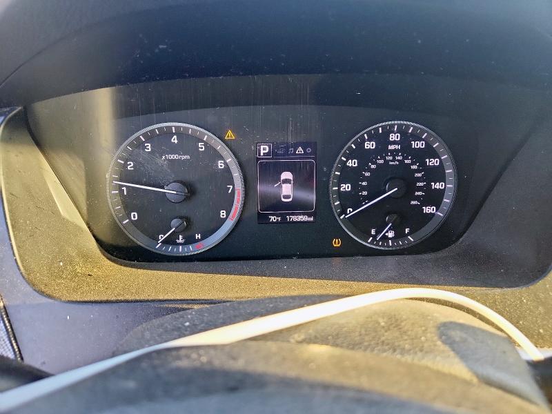 5NPE34AF8FH247849 - 2015 HYUNDAI SONATA SPORT MAROON photo 9