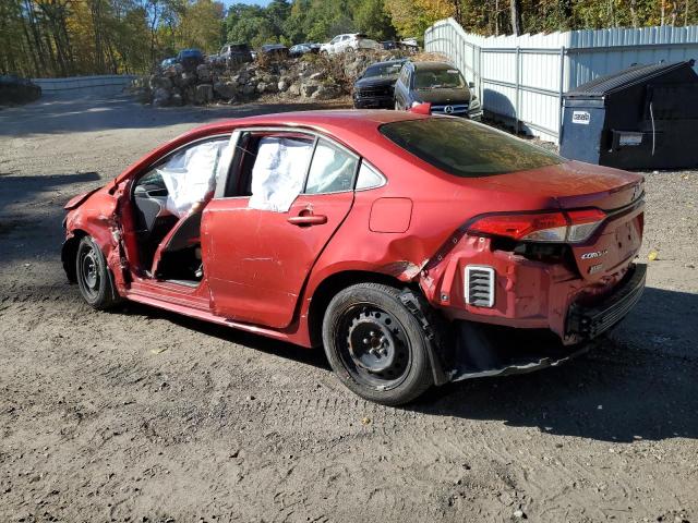 JTDEPMAE1MJ140514 - 2021 TOYOTA COROLLA LE RED photo 2
