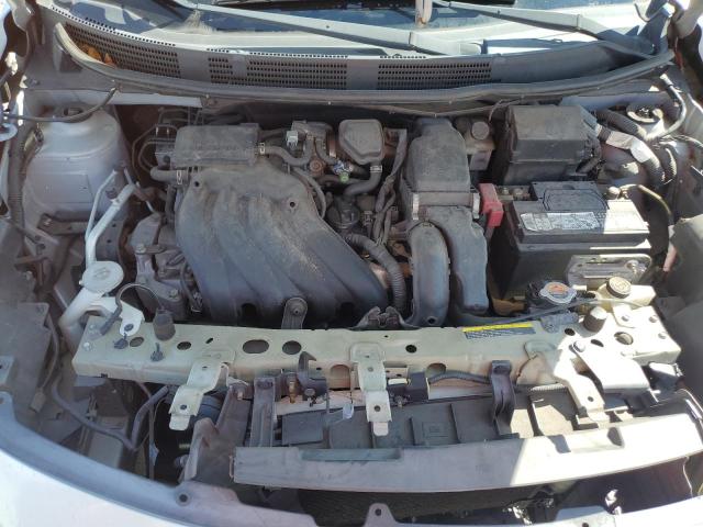 3N1CN7AP2CL812896 - 2012 NISSAN VERSA S Серебристый фото 11