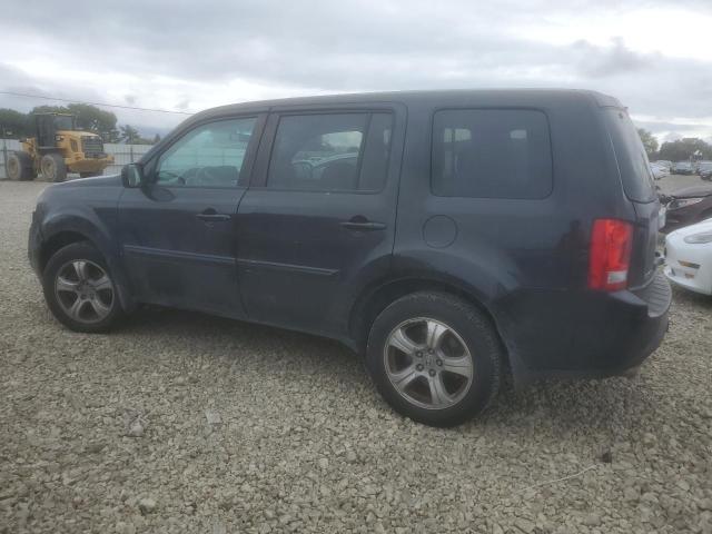 5FNYF3H49DB033256 - 2013 HONDA PILOT EX BLUE photo 2