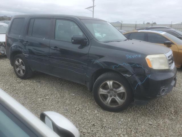 5FNYF3H49DB033256 - 2013 HONDA PILOT EX BLUE photo 4