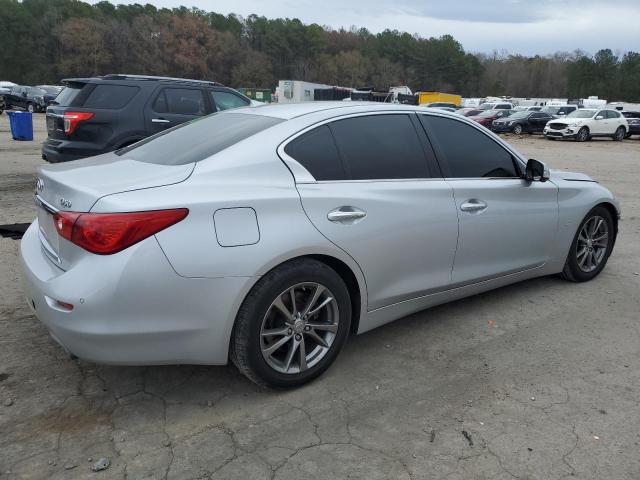 JN1BV7AP4FM352582 - 2015 INFINITI Q50 BASE SILVER photo 3