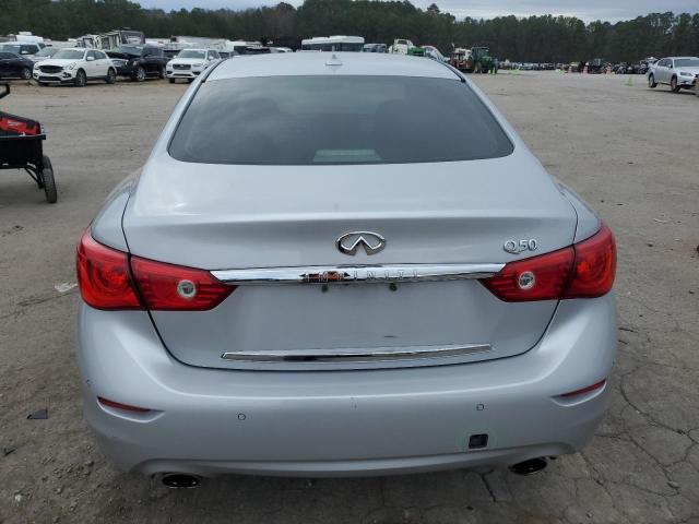 JN1BV7AP4FM352582 - 2015 INFINITI Q50 BASE SILVER photo 6