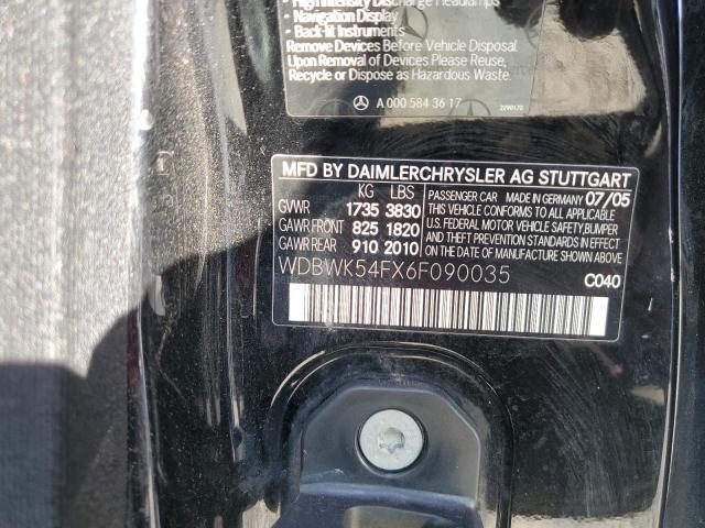 WDBWK54FX6F090035 - 2006 MERCEDES-BENZ SLK 280 Qara foto 12