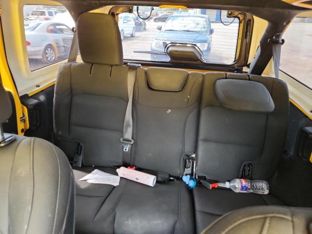 1C4HJXDG2KW579184 - 2019 JEEP WRANGLER UNLIMITED SPORT Դեղին լուսանկար 10