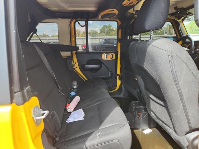 1C4HJXDG2KW579184 - 2019 JEEP WRANGLER UNLIMITED SPORT Դեղին լուսանկար 11