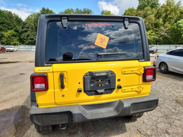 1C4HJXDG2KW579184 - 2019 JEEP WRANGLER UNLIMITED SPORT Դեղին լուսանկար 6