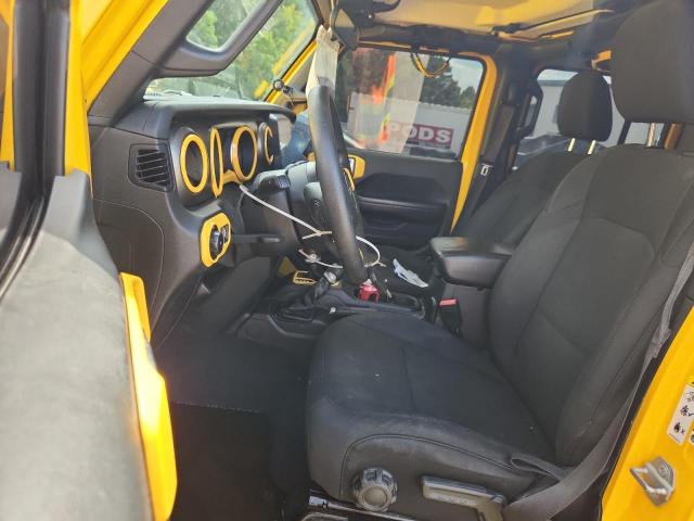 1C4HJXDG2KW579184 - 2019 JEEP WRANGLER UNLIMITED SPORT Դեղին լուսանկար 7