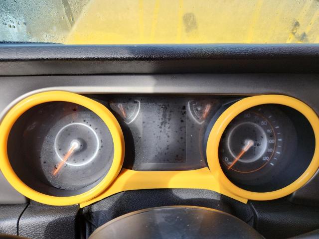 1C4HJXDG2KW579184 - 2019 JEEP WRANGLER UNLIMITED SPORT Դեղին լուսանկար 9