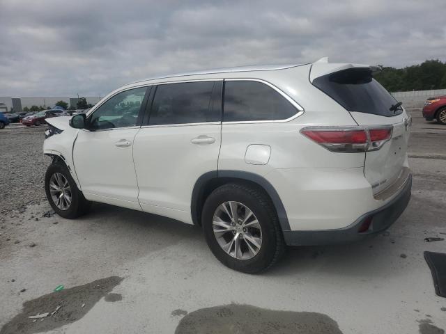 5TDKKRFH8ES018299 - 2014 TOYOTA HIGHLANDER XLE Blanco foto 2