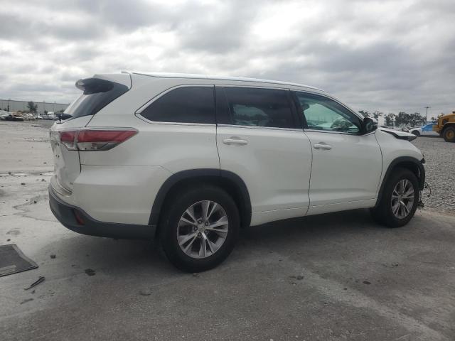 5TDKKRFH8ES018299 - 2014 TOYOTA HIGHLANDER XLE Blanco foto 3