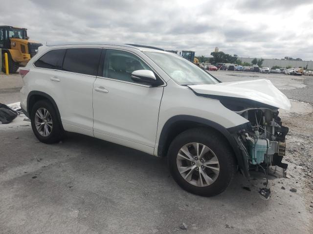 5TDKKRFH8ES018299 - 2014 TOYOTA HIGHLANDER XLE Blanco foto 4
