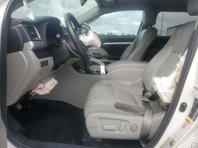 5TDKKRFH8ES018299 - 2014 TOYOTA HIGHLANDER XLE Blanco foto 7