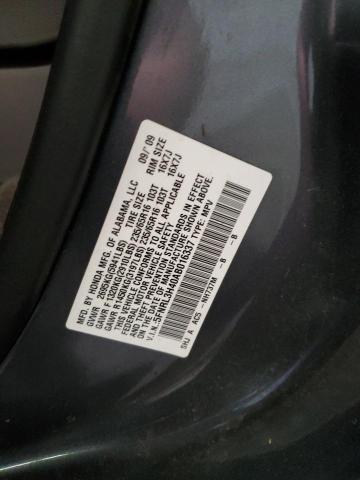 5FNRL3H40AB016337 - 2010 HONDA ODYSSEY EX GRAY photo 13