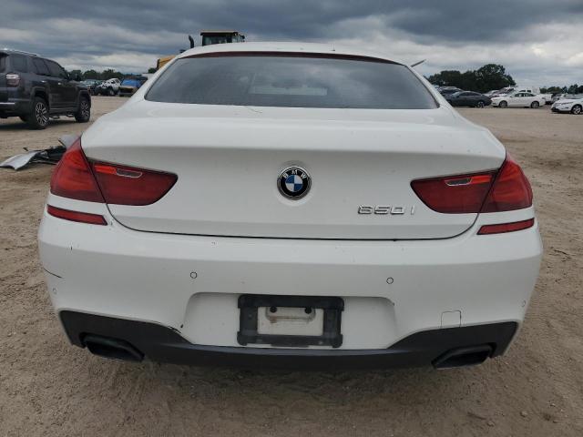 WBA6B2C52ED129734 - 2014 BMW 650 I GRAN COUPE WHITE photo 6