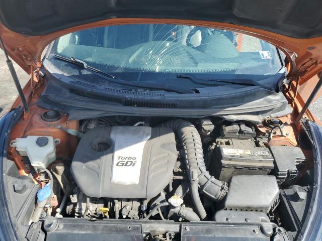 KMHTC6AE3EU192978 - 2014 HYUNDAI VELOSTER TURBO Narıncı foto 11
