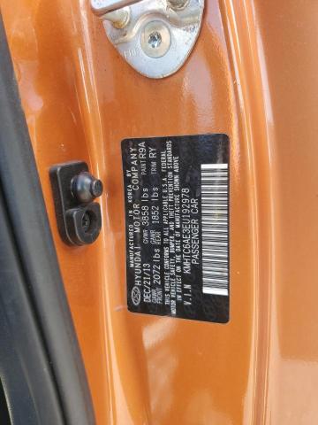 KMHTC6AE3EU192978 - 2014 HYUNDAI VELOSTER TURBO Narıncı foto 12