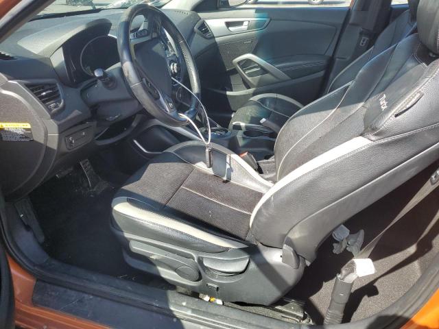 KMHTC6AE3EU192978 - 2014 HYUNDAI VELOSTER TURBO Narıncı foto 7