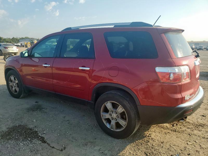 1GKKRPED5CJ220465 - 2012 GMC ACADIA SLE RED photo 2