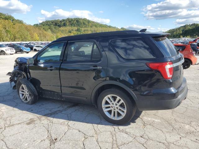 1FM5K8B82HGD22994 - 2017 FORD EXPLORER BLACK photo 2