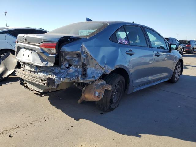 5YFEPMAE6MP221987 - 2021 TOYOTA COROLLA LE GRAY photo 3