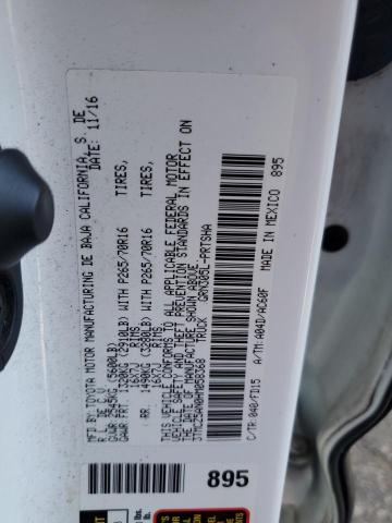 3TMCZ5AN0HM058368 - 2017 TOYOTA TACOMA DOUBLE CAB WHITE photo 13