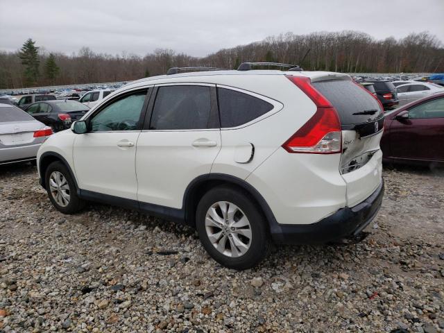 5J6RM4H71EL007981 - 2014 HONDA CR-V EXL WHITE photo 2