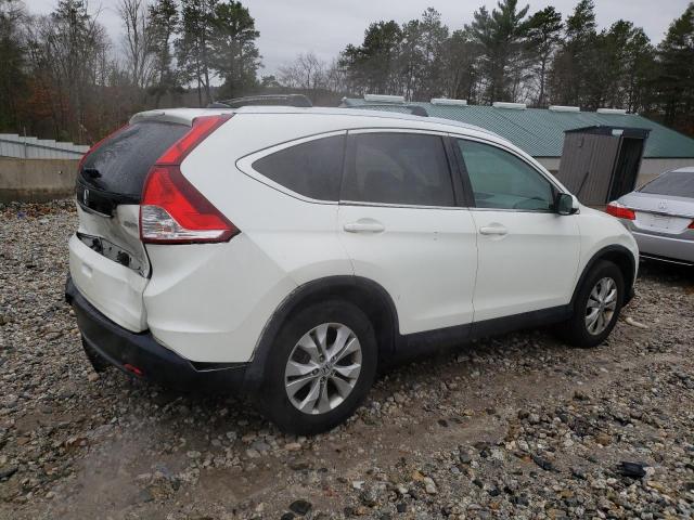 5J6RM4H71EL007981 - 2014 HONDA CR-V EXL WHITE photo 3