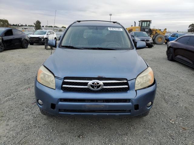 JTMZD34V275053458 - 2007 TOYOTA RAV4 LIMITED BLUE photo 5