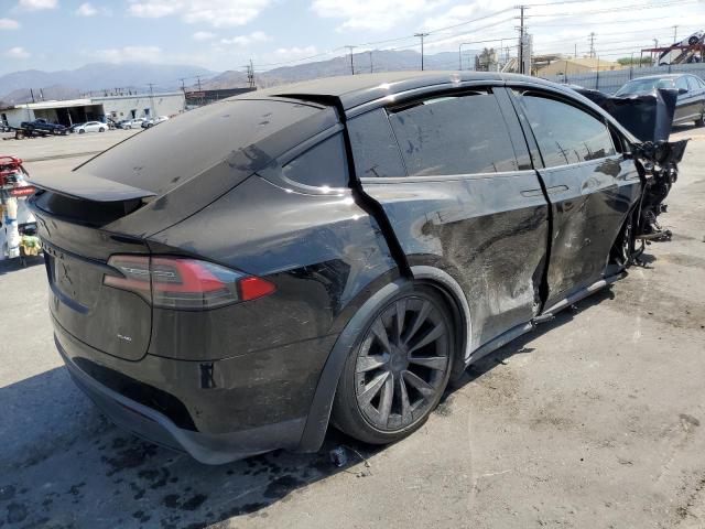 7SAXCBE6XNF331663 - 2022 TESLA MODEL X BLACK photo 3