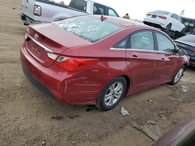 5NPEB4AC5EH824473 - 2014 HYUNDAI SONATA GLS MAROON photo 3