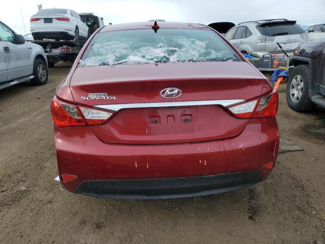 5NPEB4AC5EH824473 - 2014 HYUNDAI SONATA GLS MAROON photo 6