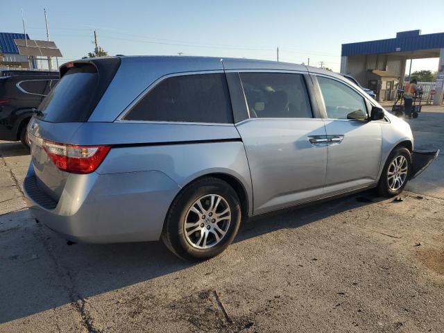 5FNRL5H67CB007201 - 2012 HONDA ODYSSEY EXL BLUE photo 3