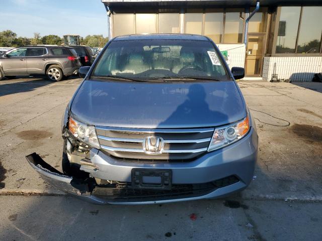 5FNRL5H67CB007201 - 2012 HONDA ODYSSEY EXL BLUE photo 5