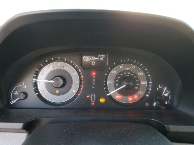 5FNRL5H67CB007201 - 2012 HONDA ODYSSEY EXL BLUE photo 9